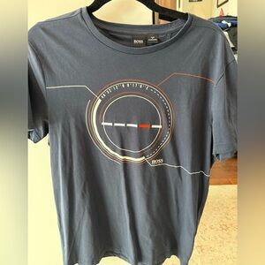 Hugo Boss Dark Blue Graphic Tee